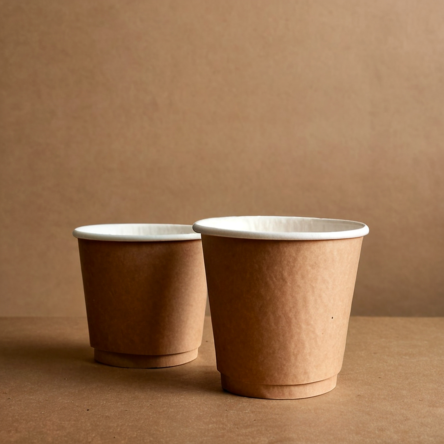 Kraft paper cups